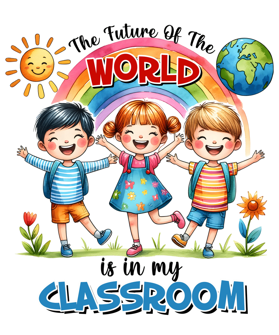 Future of the World - Teacher Day Design | DTF Dallas