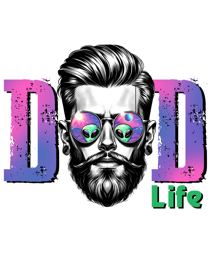 Dad Life Design  (V2) pressed on a garment