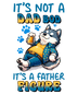 Funny Cat Father Design - DTF Ready To Press