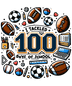 I Tackled 100 Days Of School Sport Lover Football Design - DTF Ready To Press