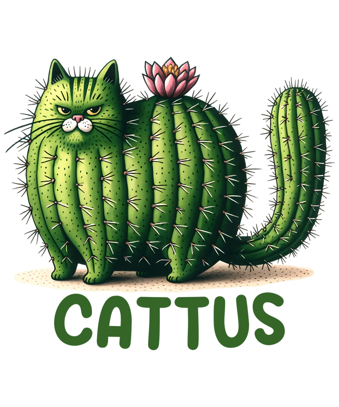 Cattus Cute Cat Design pressed on a garment