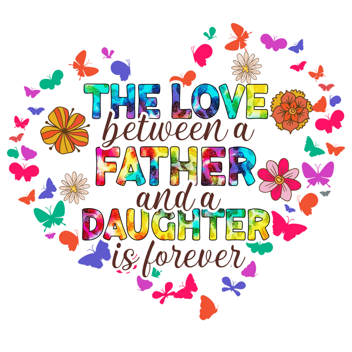 Cute Father's Day Design  V1 pressed on a garment