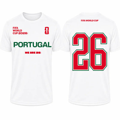 FIFA World Cup 2026 Portugal Shirt - Official "We Are 26" T-shirt - DTF Dallas 