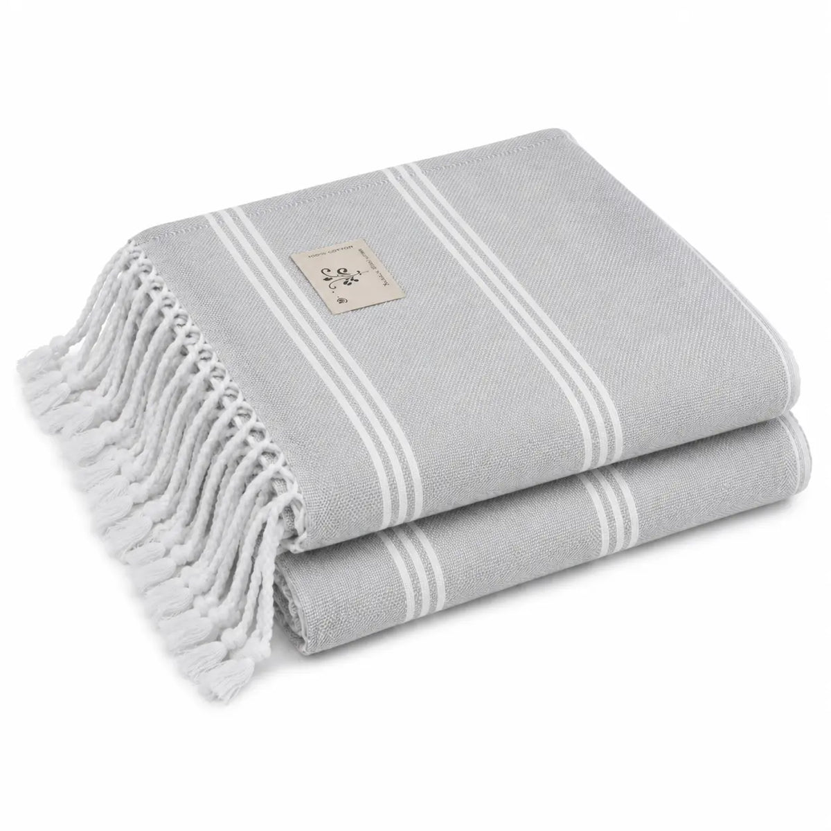 Cotton Blank Beach Towel - Classical Series Prewashed Peshtemal Towel 37" x 71" - DTF Dallas 