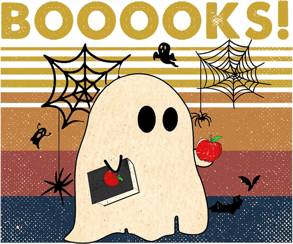 Halloween Book Design - DTF Ready To Press