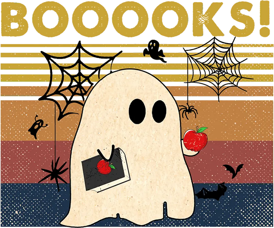 Halloween Book Design - DTF Ready To Press