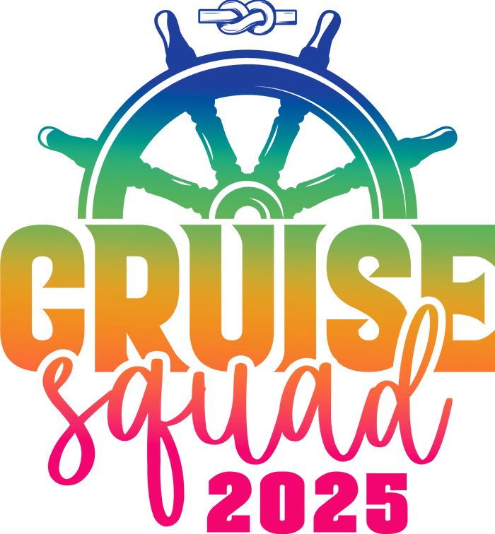 2025 Summer Cruise Squad Design pressed on a garment