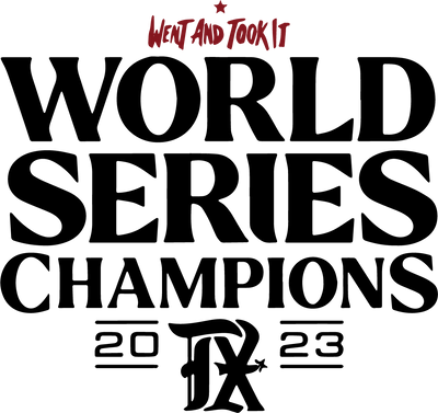 World Series Champions Design - DTF Ready To Press - DTF Dallas 