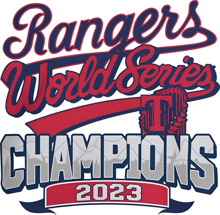 Rangers World Series Champions Design | DTF Dallas