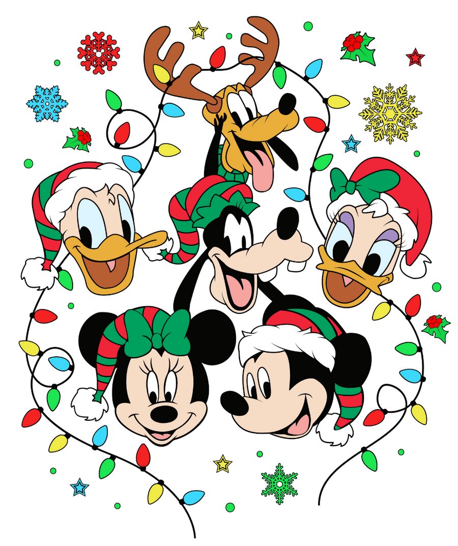 Festive Mouse Christmas Design Ready Press | DTF Dallas