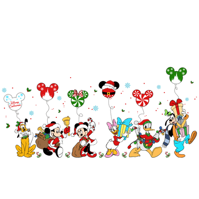 Disney Christmas Design - DTF Ready To Press - DTF Dallas 