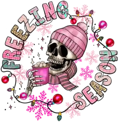 Freezing Season Design - DTF Ready To Press - DTF Dallas 