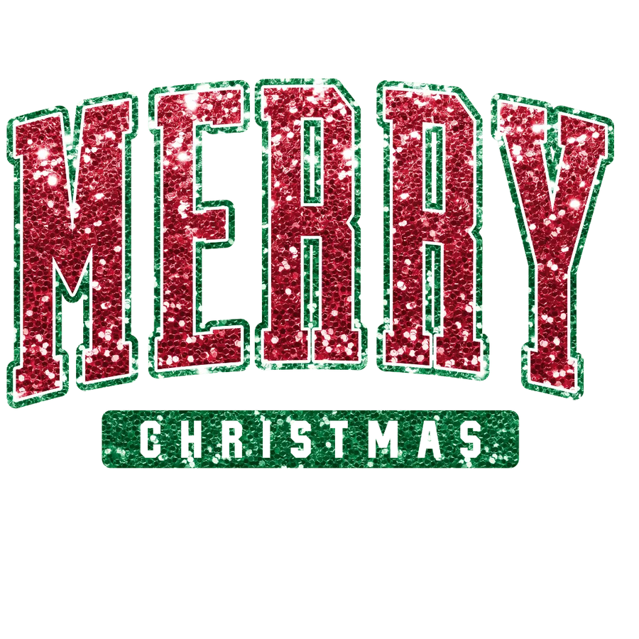 Merry Christmas DTF Design - Ready to Press | DTF Dallas