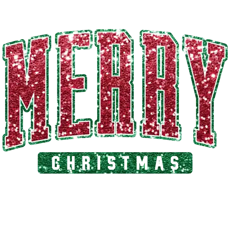 Merry Christmas DTF Design - Ready to Press | DTF Dallas