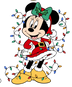 Minnie Mouse Christmas Design - DTF Ready To Press