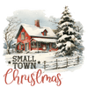 Small Town Christmas Design - DTF Ready To Press