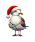 Christmas Seagull Tree Design - DTF Ready To Press