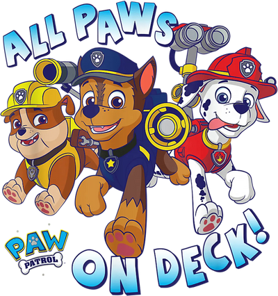 All Paws on Deck Paw Patrol Design | DTF Dallas - DTF Dallas 
