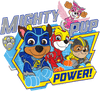 Mighty Pup Power Paw Patrol Design - DTF Ready To Press