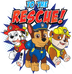 To The Rescue Paw Patrol Design - DTF Ready To Press