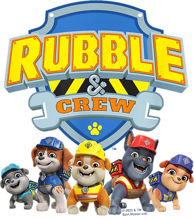 Rubble Crew Paw Patrol Design - DTF Ready To Press - DTF Dallas 
