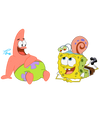 Sponge Bob True Friends Cartoon Design - DTF Ready To Press