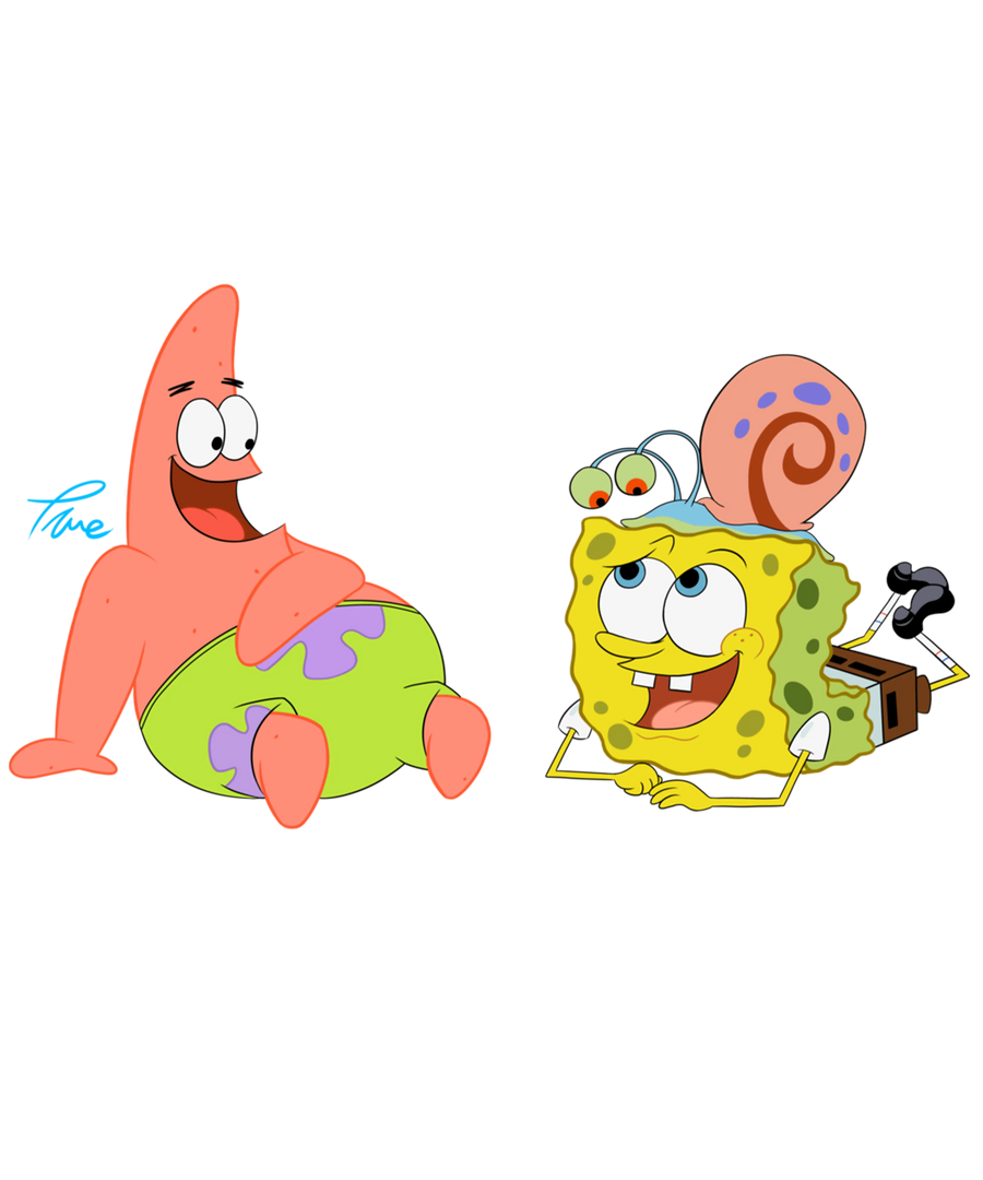 Sponge Bob True Friends Cartoon Design | DTF Dallas