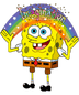 Imagination Sponge Bob Cartoon Design - DTF Ready To Press