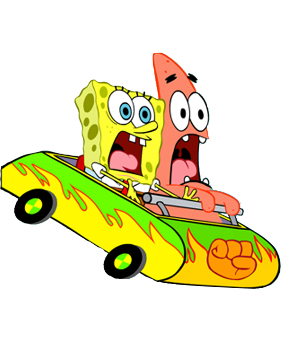 SpongeBob and Patrick Roller Coaster Design | DTF Dallas