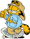 Garfield Cartoon Design - DTF Ready To Press