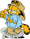 Garfield Cartoon Design - DTF Ready To Press