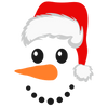 Christmas Snowman Design - DTF Ready To Press