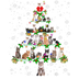 Christmas Cat Tree Design - DTF Ready To Press