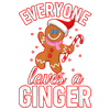 Christmas Ginger Design - DTF Ready To Press