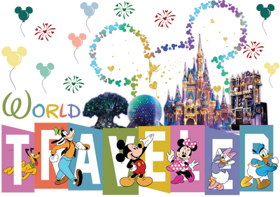 World Disney Traveler Design - DTF Ready To Press - DTF Dallas 