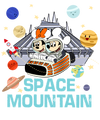 Disney Space Mountain Mickey Mouse Design - DTF Ready To Press