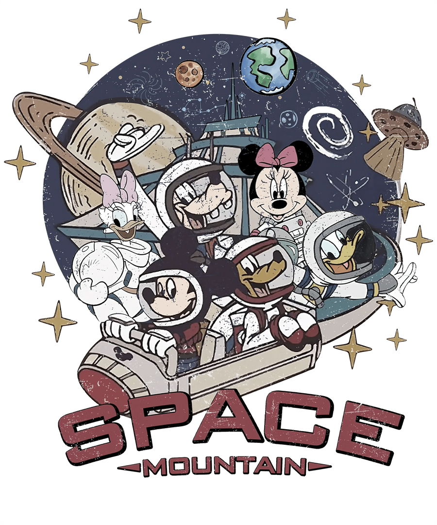 Disney Space Mountain Minnie Design | DTF Dallas