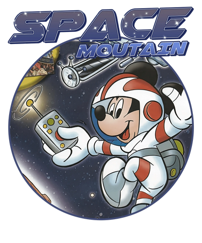 Disney Space Mountain Astronaut Mickey Design | DTF Dallas - DTF Dallas 