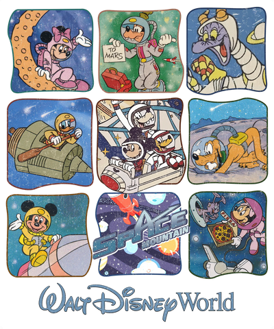 Walt Disney World Space Mountain Mickey Design | DTF Dallas - DTF Dallas 
