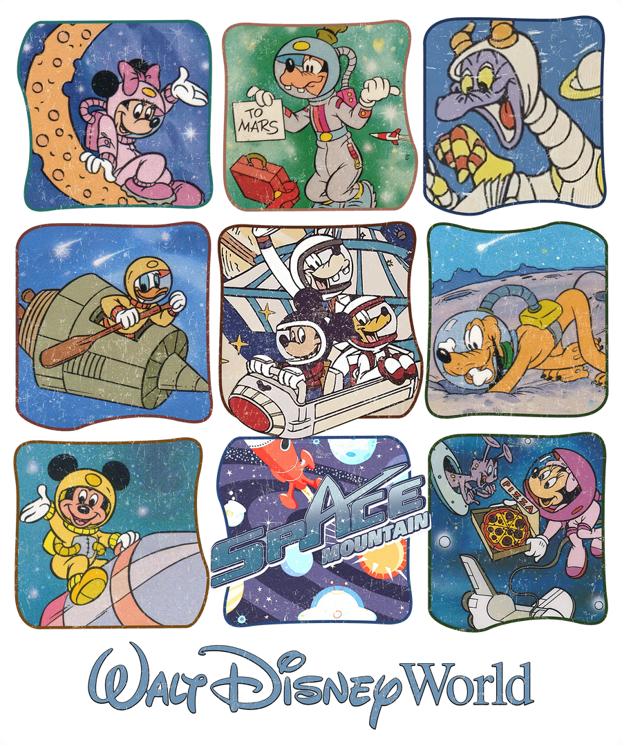 Walt Disney World Space Mountain Mickey Design | DTF Dallas