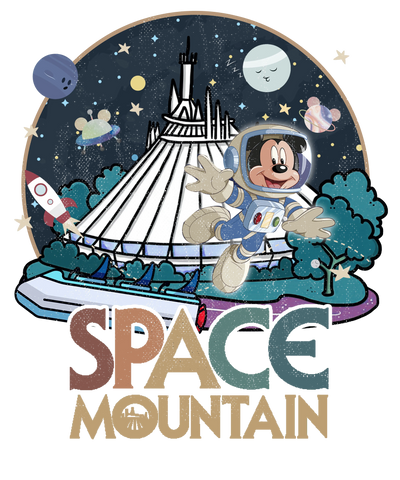 Disney Astronaut Mickey Space Mountain Design | DTF Dallas - DTF Dallas 