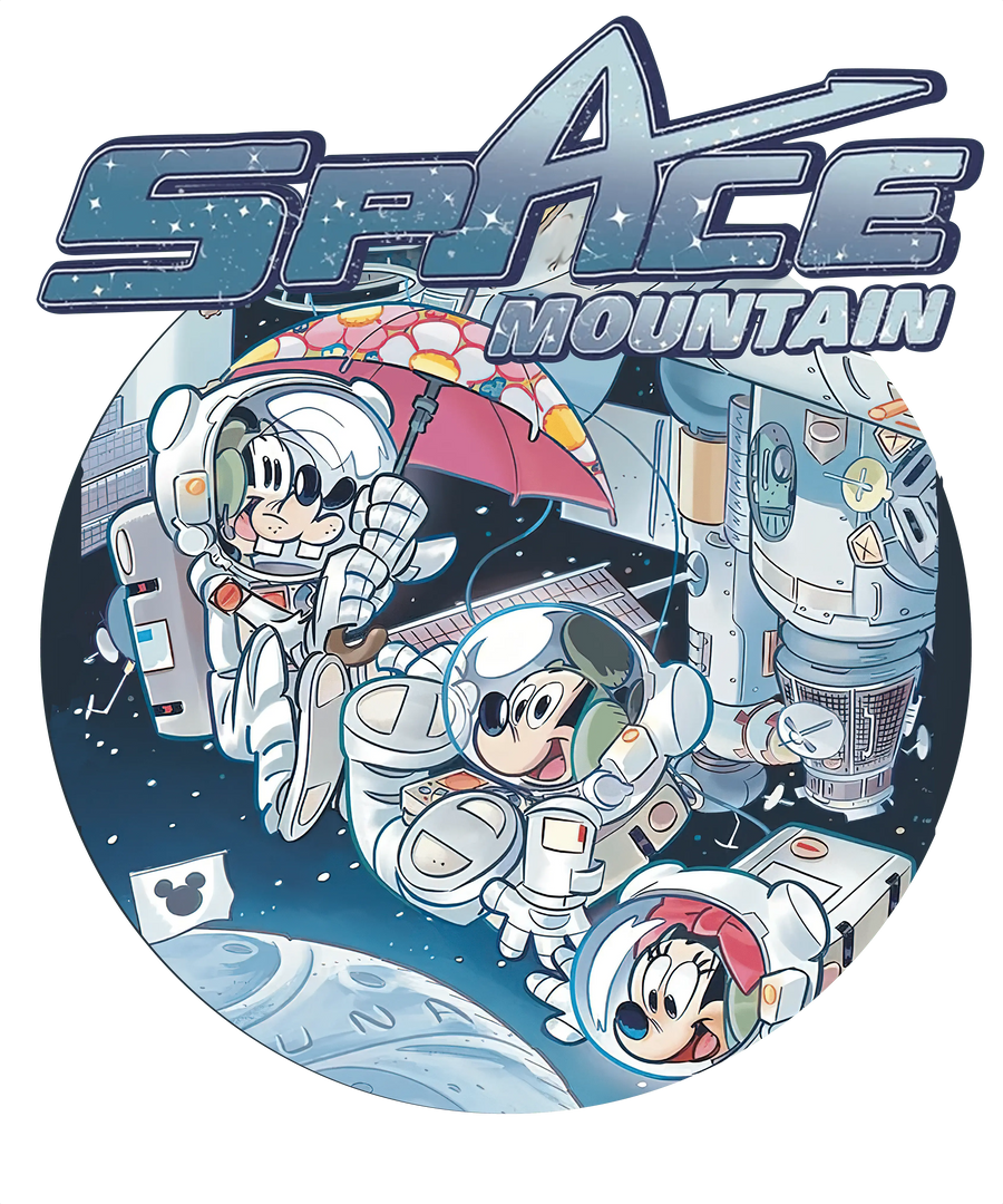 Disney Family Mickey Mouse Space Mountain | DTF Dallas