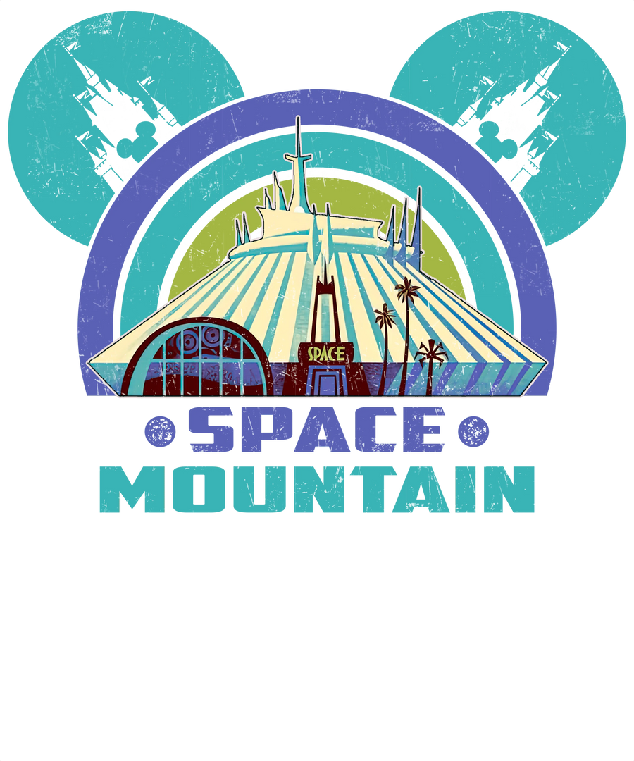 Disneyland Mickey Space Mountain Design | DTF Dallas