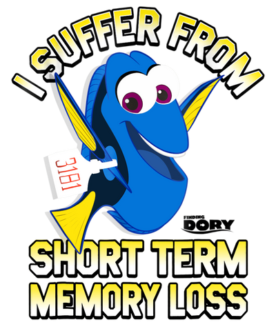 Finding Nemo Short-Term Memory Loss Design V1 | DTF Dallas - DTF Dallas 