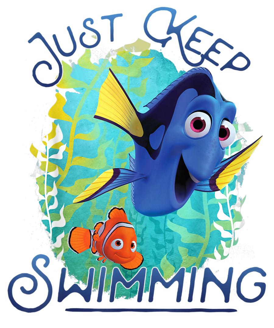 Finding Nemo Just Keep Swimming Design | DTF Dallas