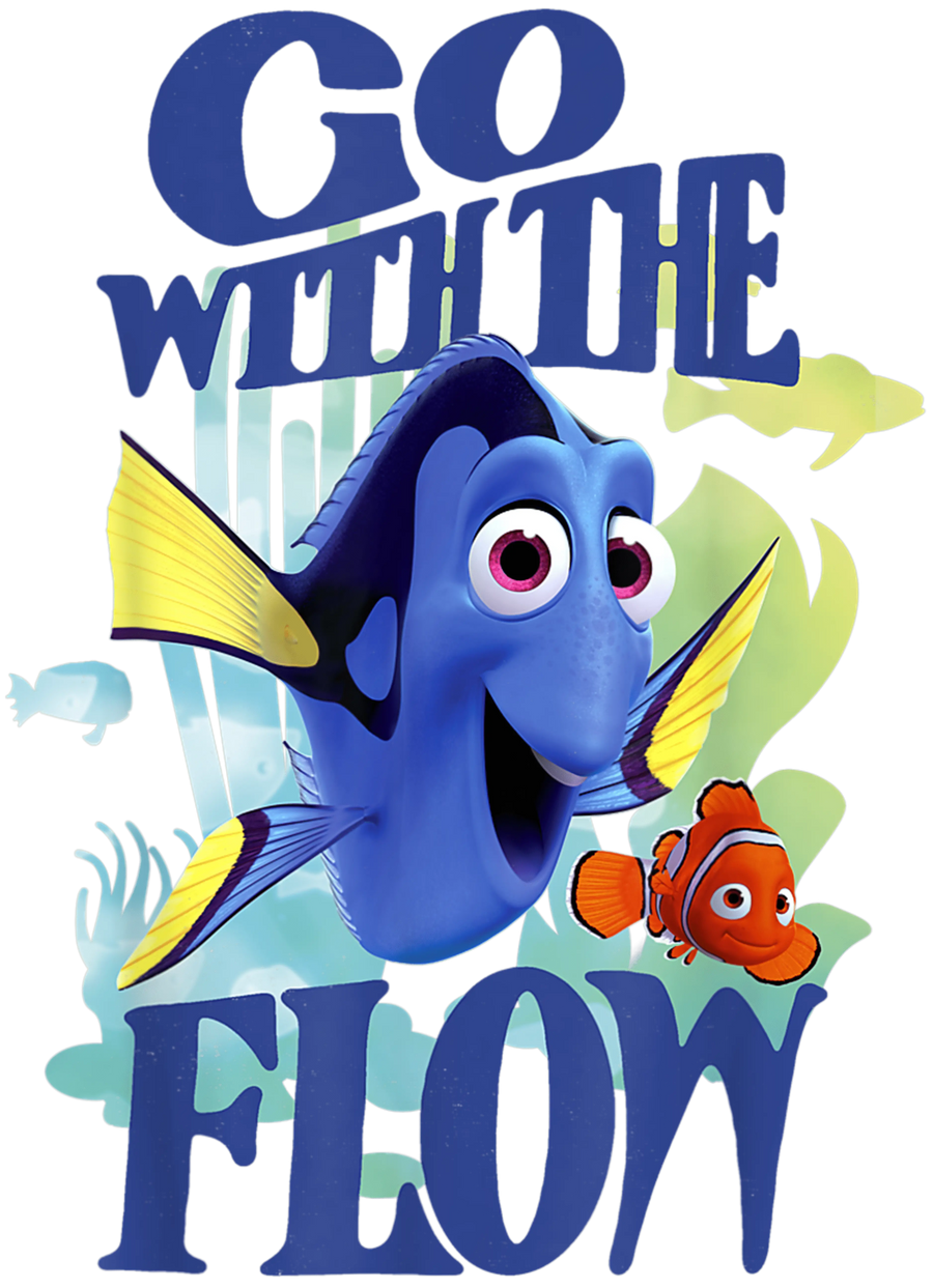 Finding Nemo Go with the Flow Design | DTF Dallas