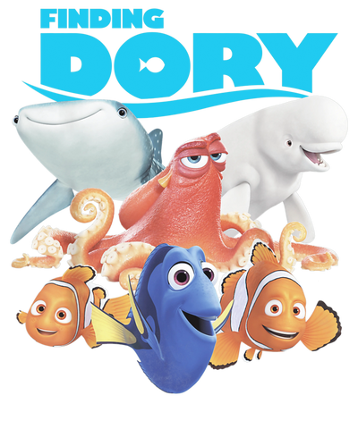 Disney Pixar Family Finding Dory Design | DTF Dallas - DTF Dallas 