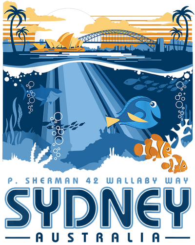 Disney Finding Nemo - Sydney Australia Design | DTF Dallas - DTF Dallas 