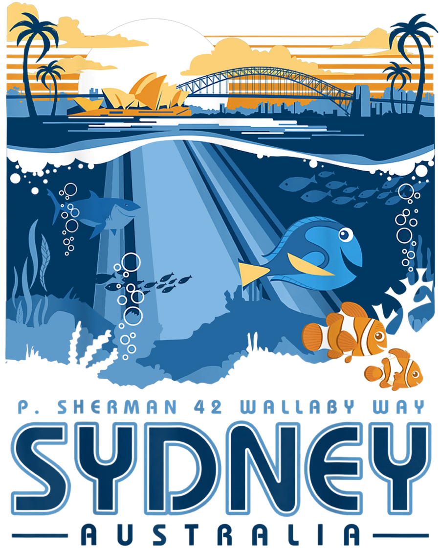 Disney Finding Nemo - Sydney Australia Design | DTF Dallas