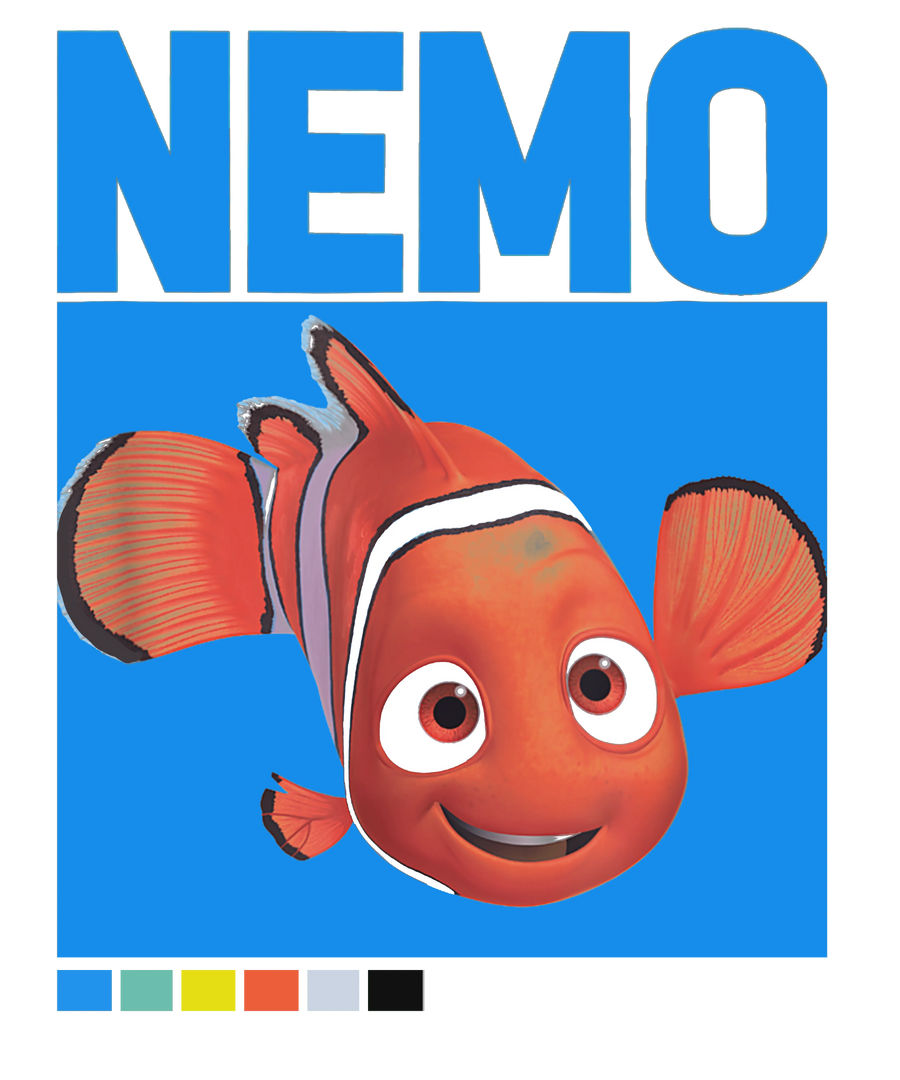 Disney Pixar Finding Nemo Design - DTF Ready To Press
